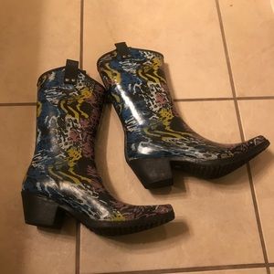 Fun rain boots